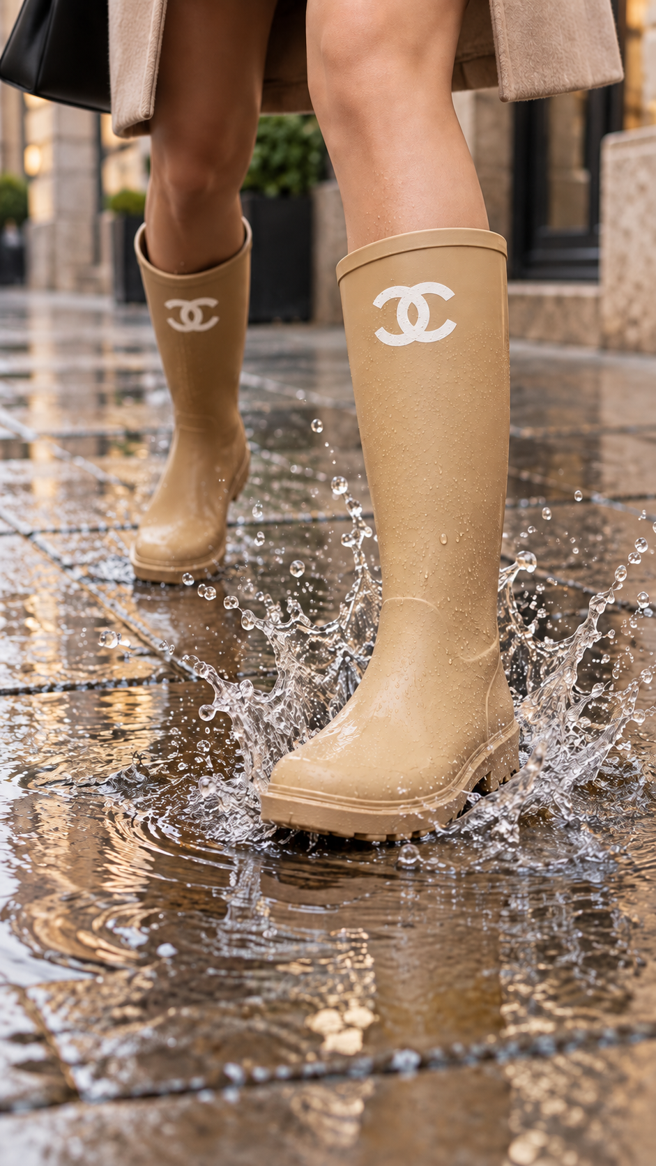 The Monogram Rain Boot