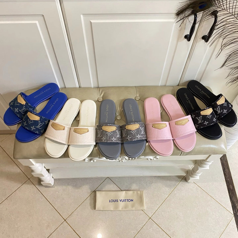 Denim Flats