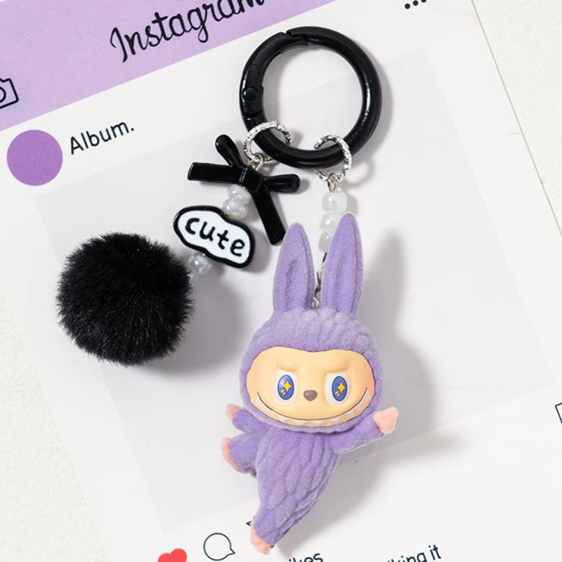 Monster Yoga keychain