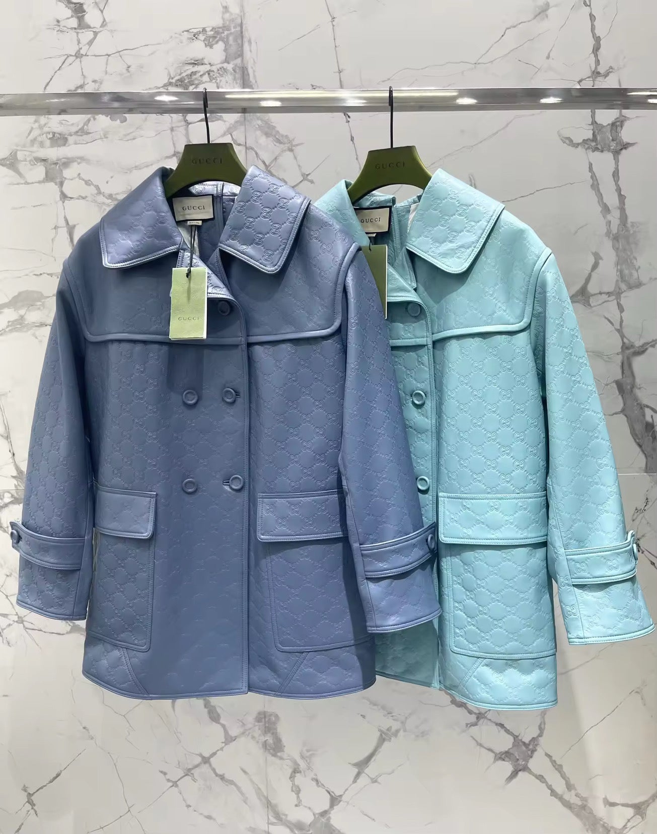 Blue Leather Set