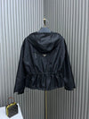 Black Nylon lightweight jacket