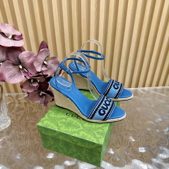 Denim or Black Pumps