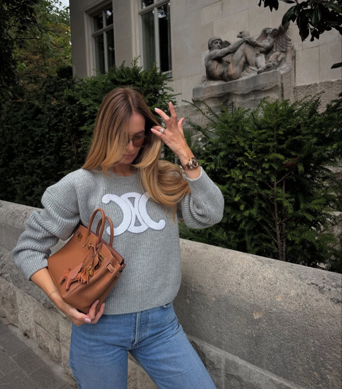 Gray Oversized Sweater