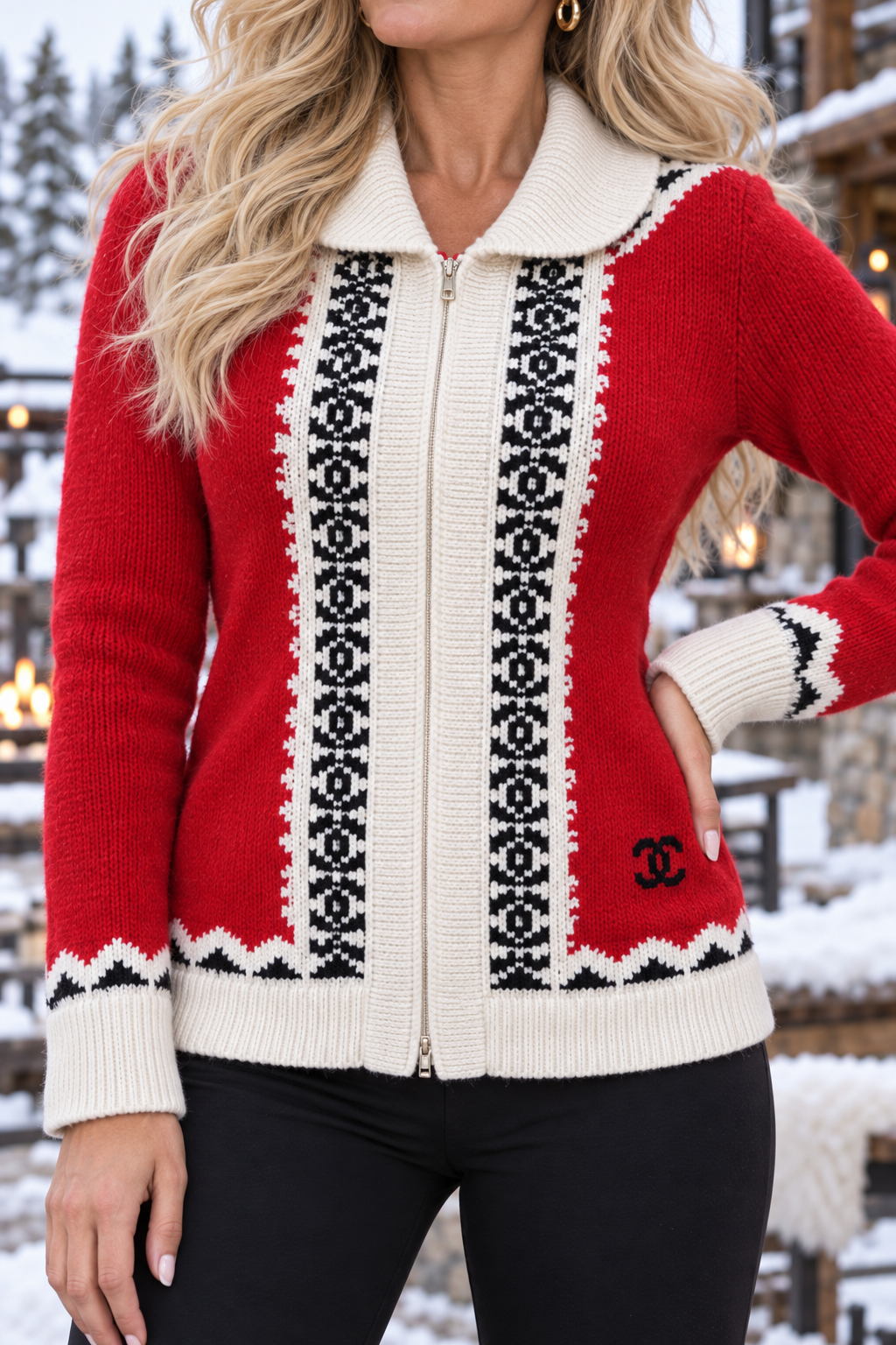The Alpine Luxe Zip-Up Sweater