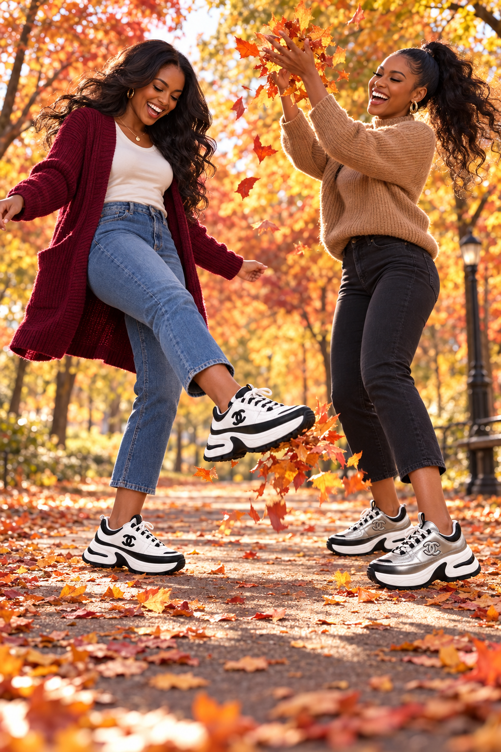 The Elevated Stride Platform Sneakers