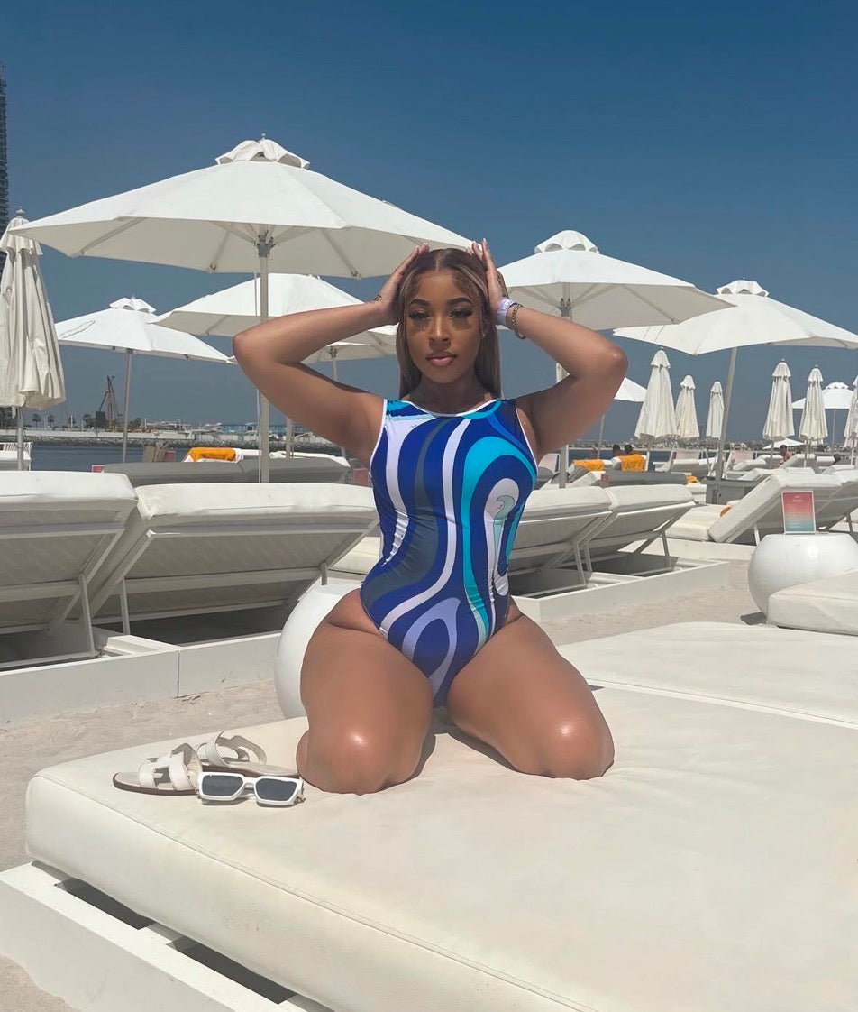 Multi Color Swim with long cover