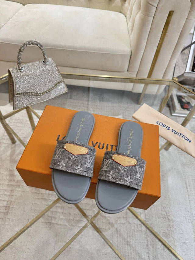 Denim Flats