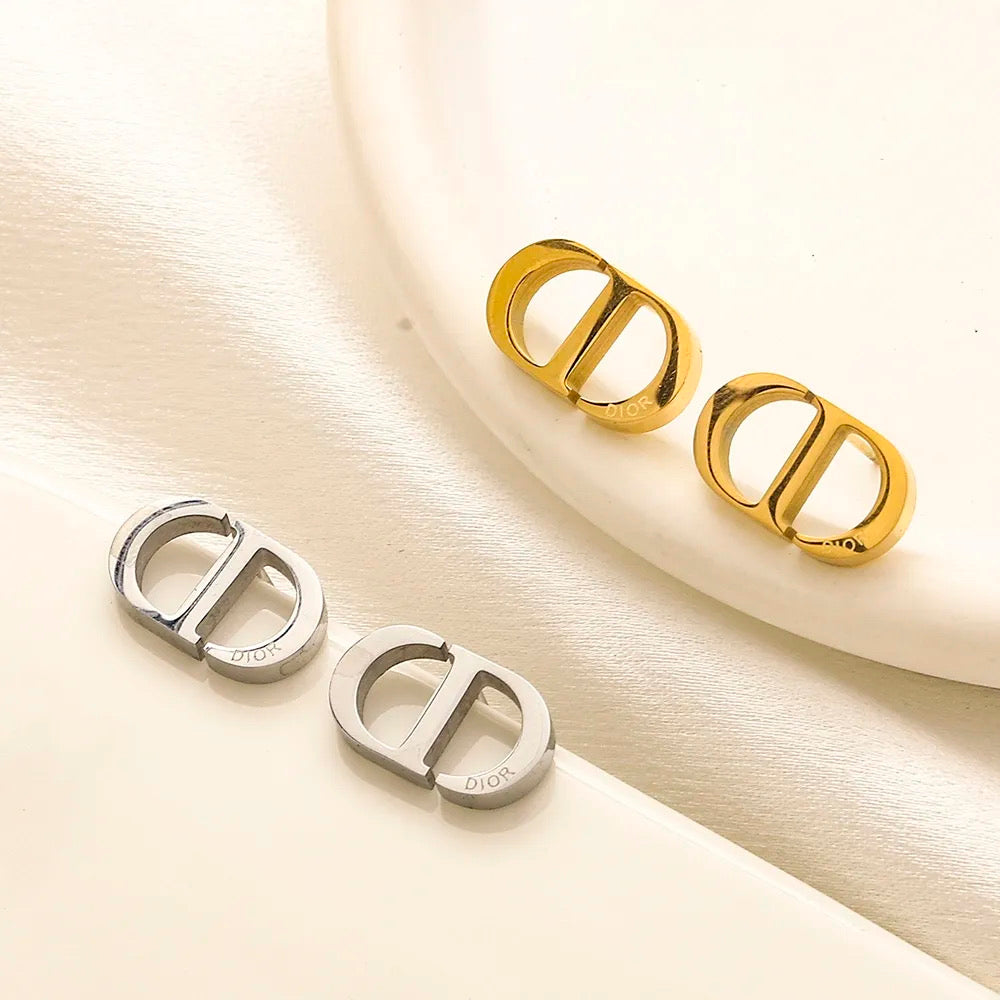 Mini CD earrings