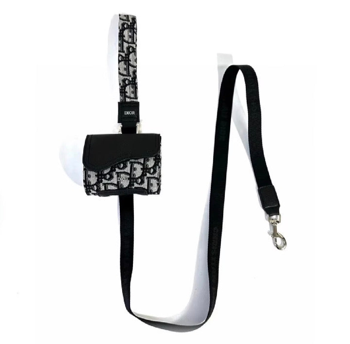 Paris Monogram leash + Pouch + Harness