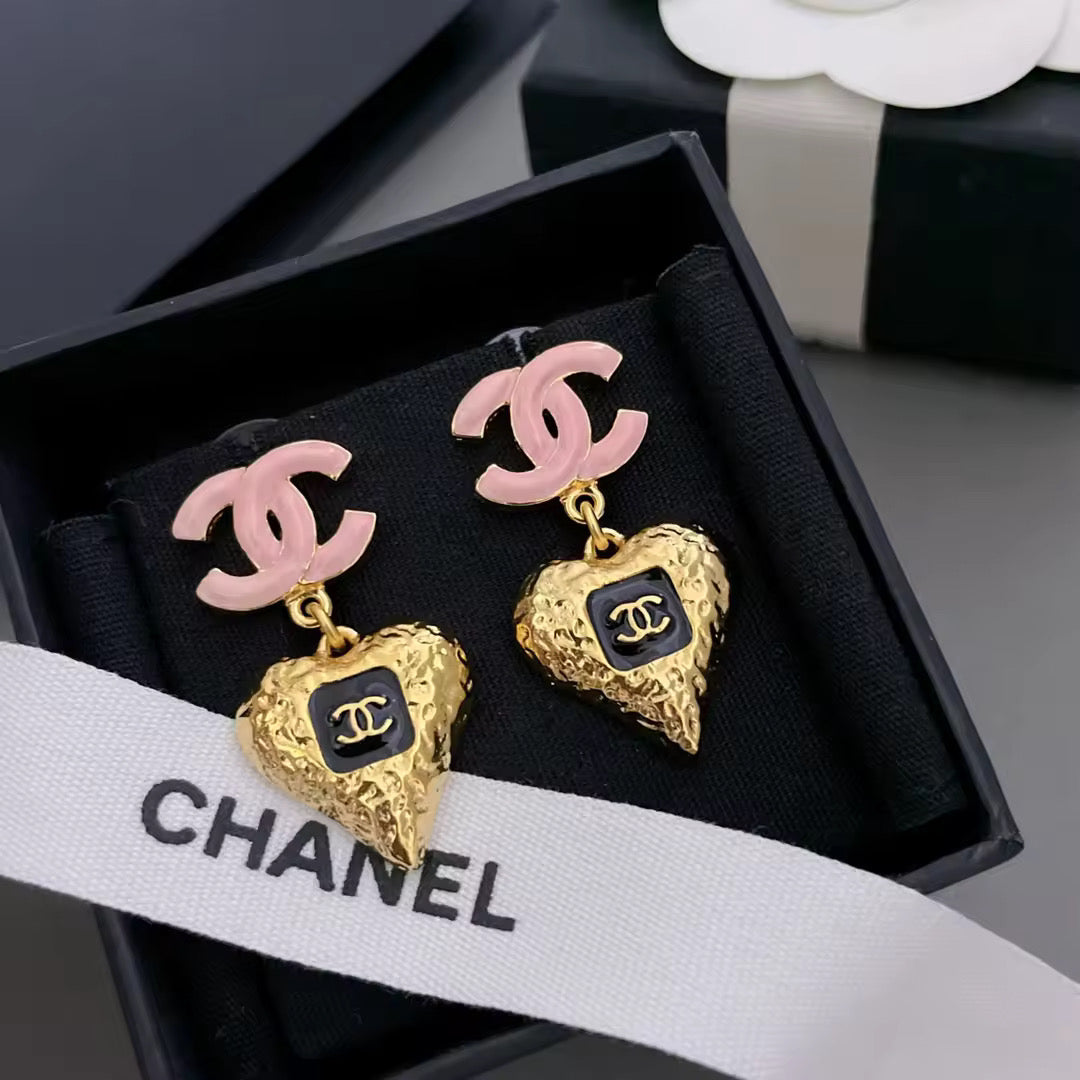 Heart Drip Earrings