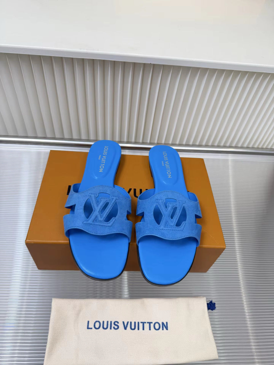 Suede Flat Mule