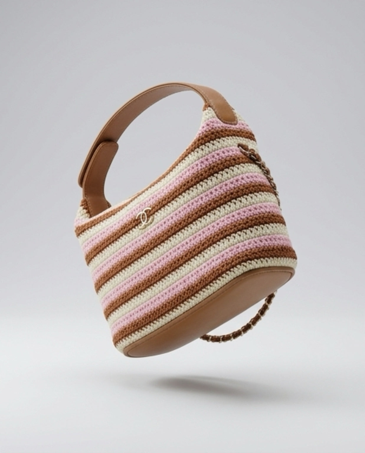 Woven Top Handle Bag