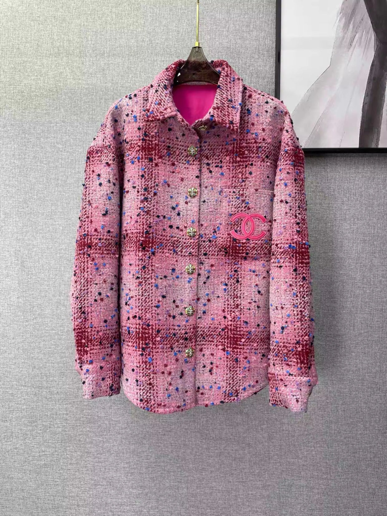 Pink High End Button up