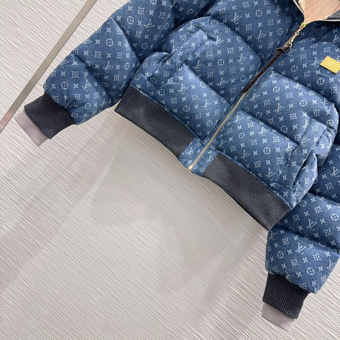 Oversized Denim puffer Coat