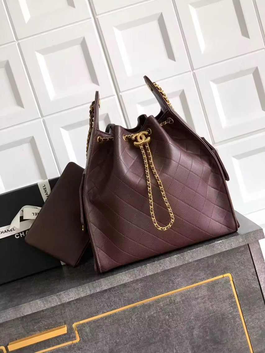 Burgundy purse