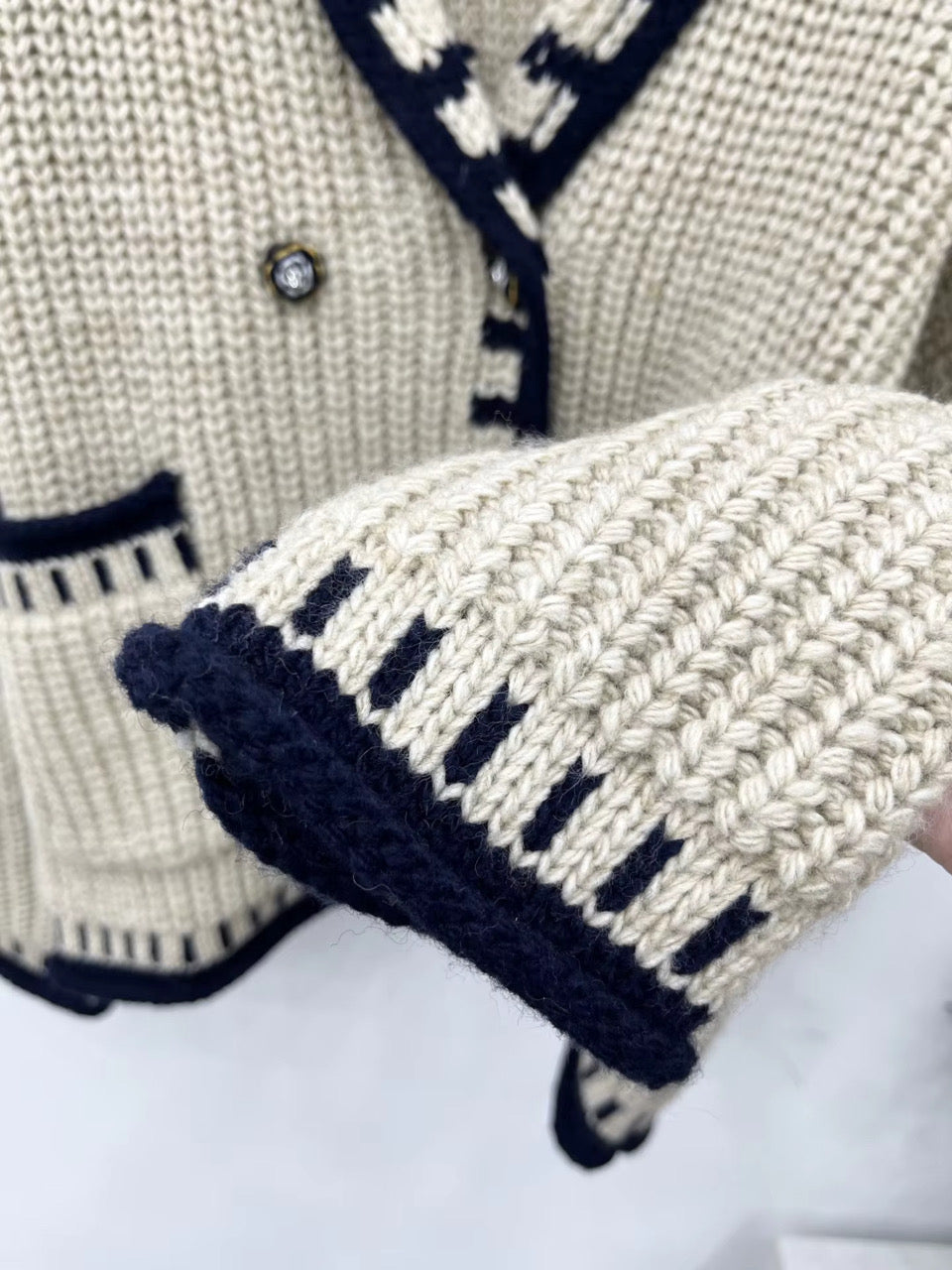 Knit button down cardigan