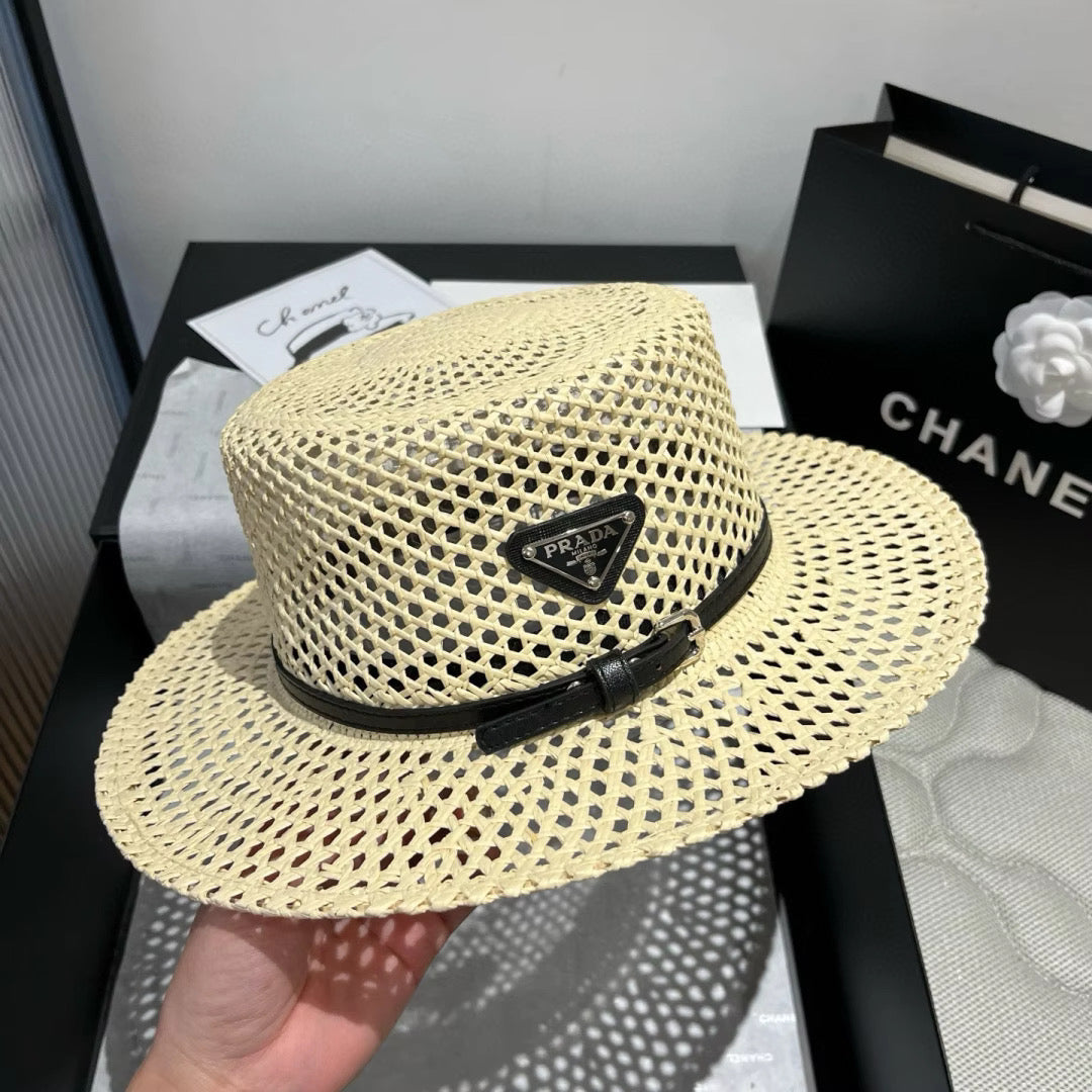 Rattan Hat with belt