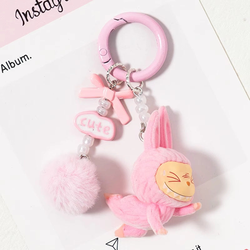 Monster Yoga keychain