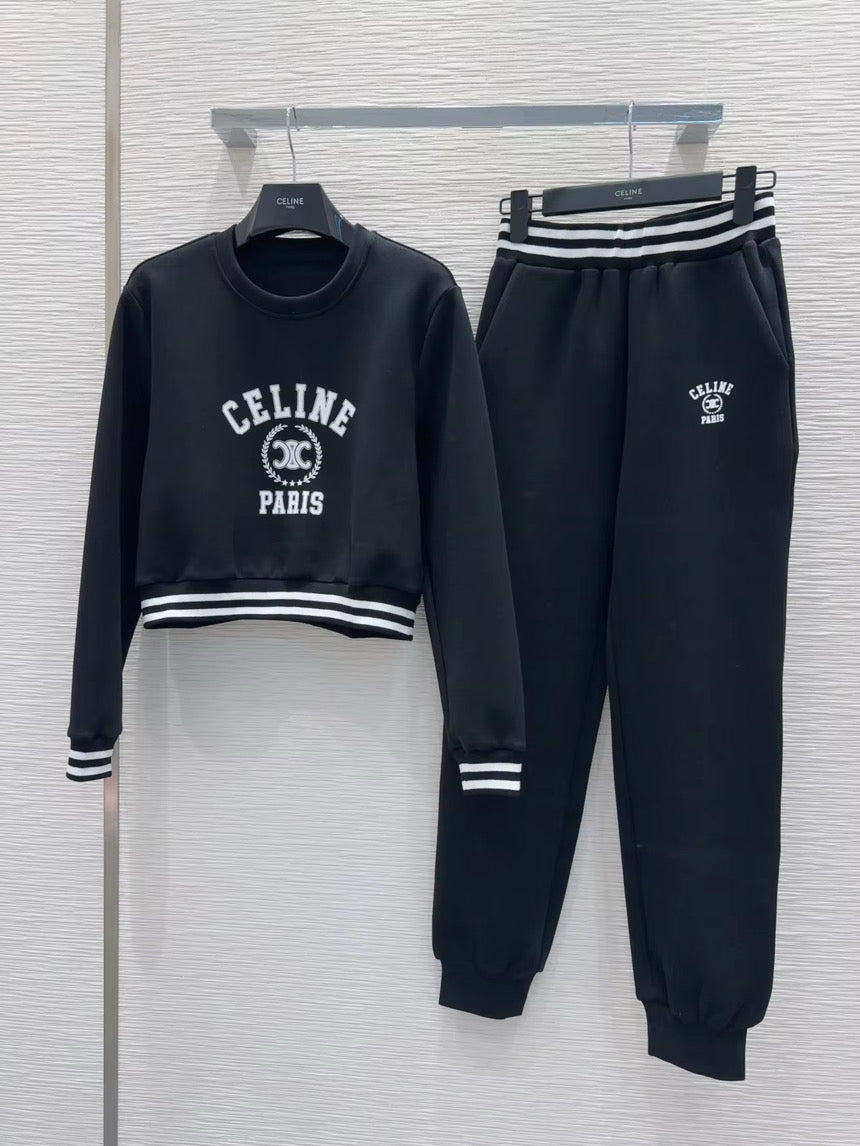 Two Piece long Sweatsuit set