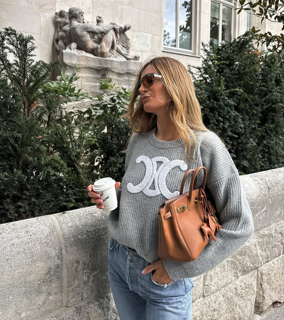 Gray Oversized Sweater