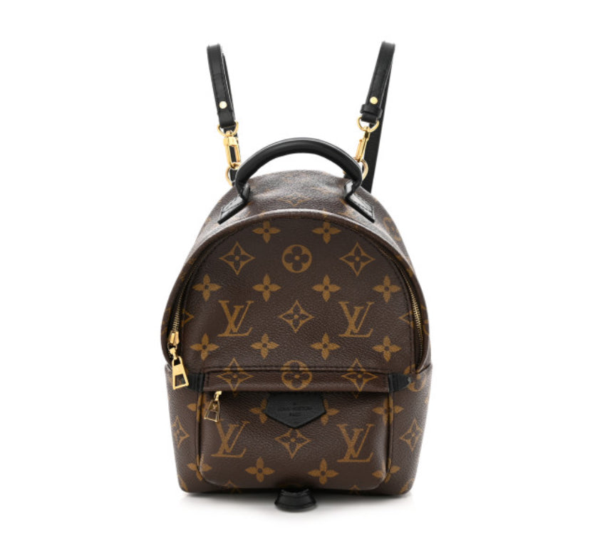 Mini leather backpack