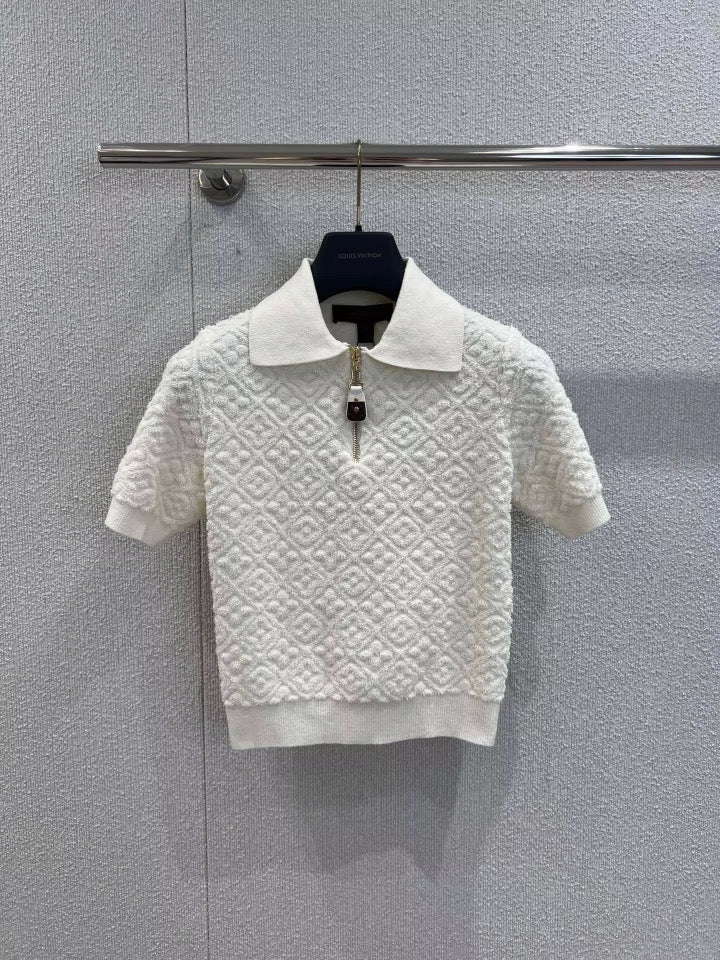 Cream luxury Top
