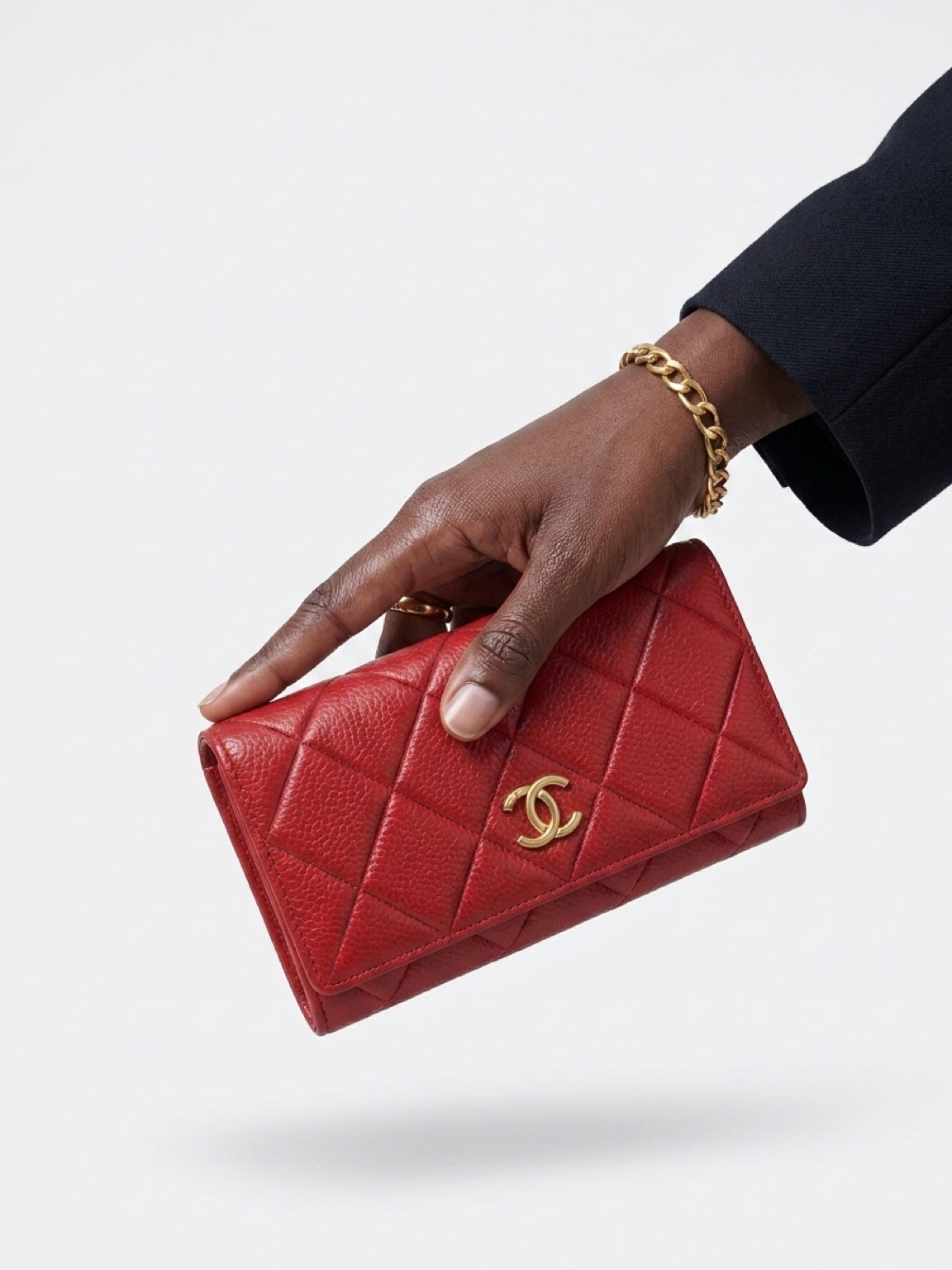 Long Leather Wallet with box