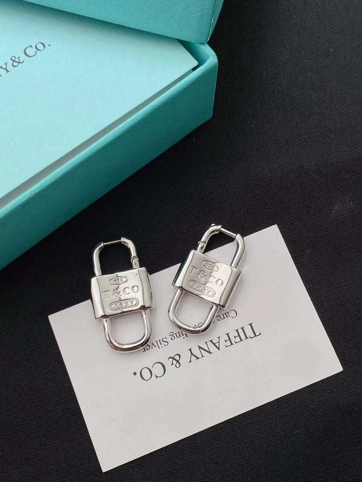Silver Locket Earrings