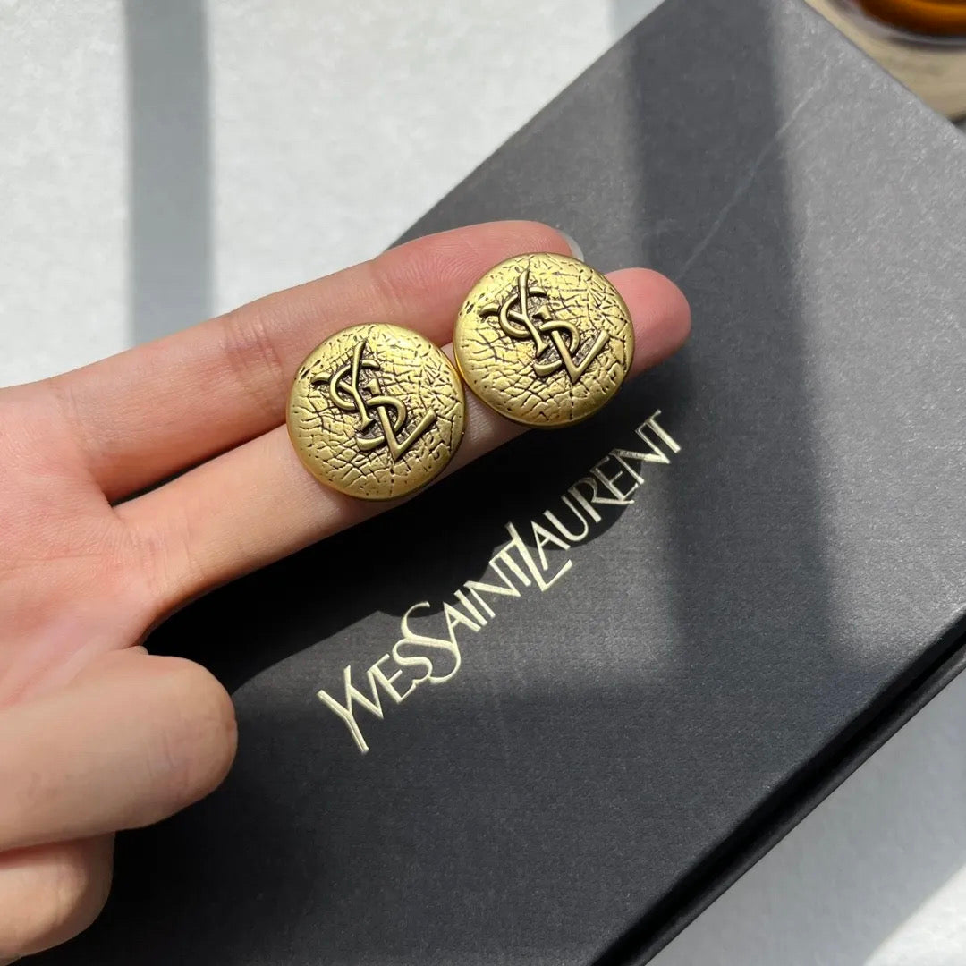 Medium Gold Earrings