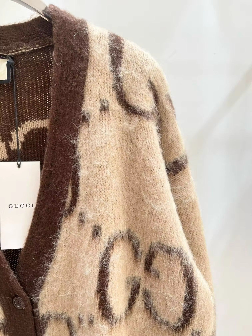 Pull over or Cardigan Mohair Sweater