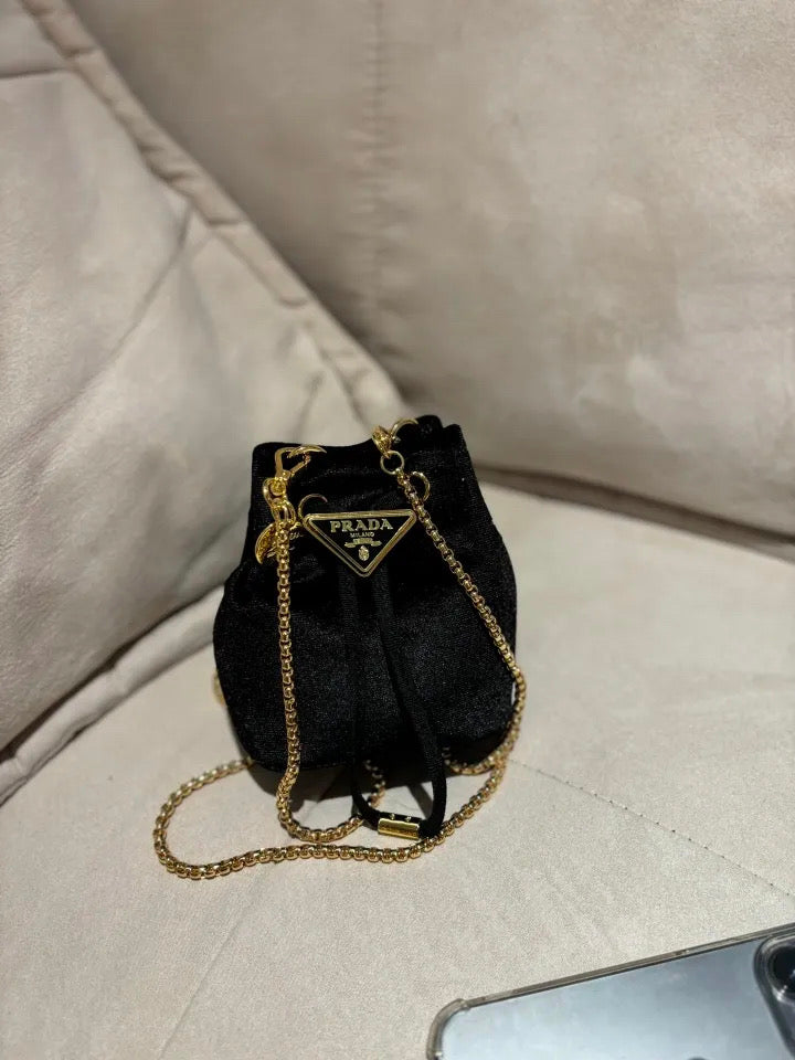 Mini Velvet Bucket