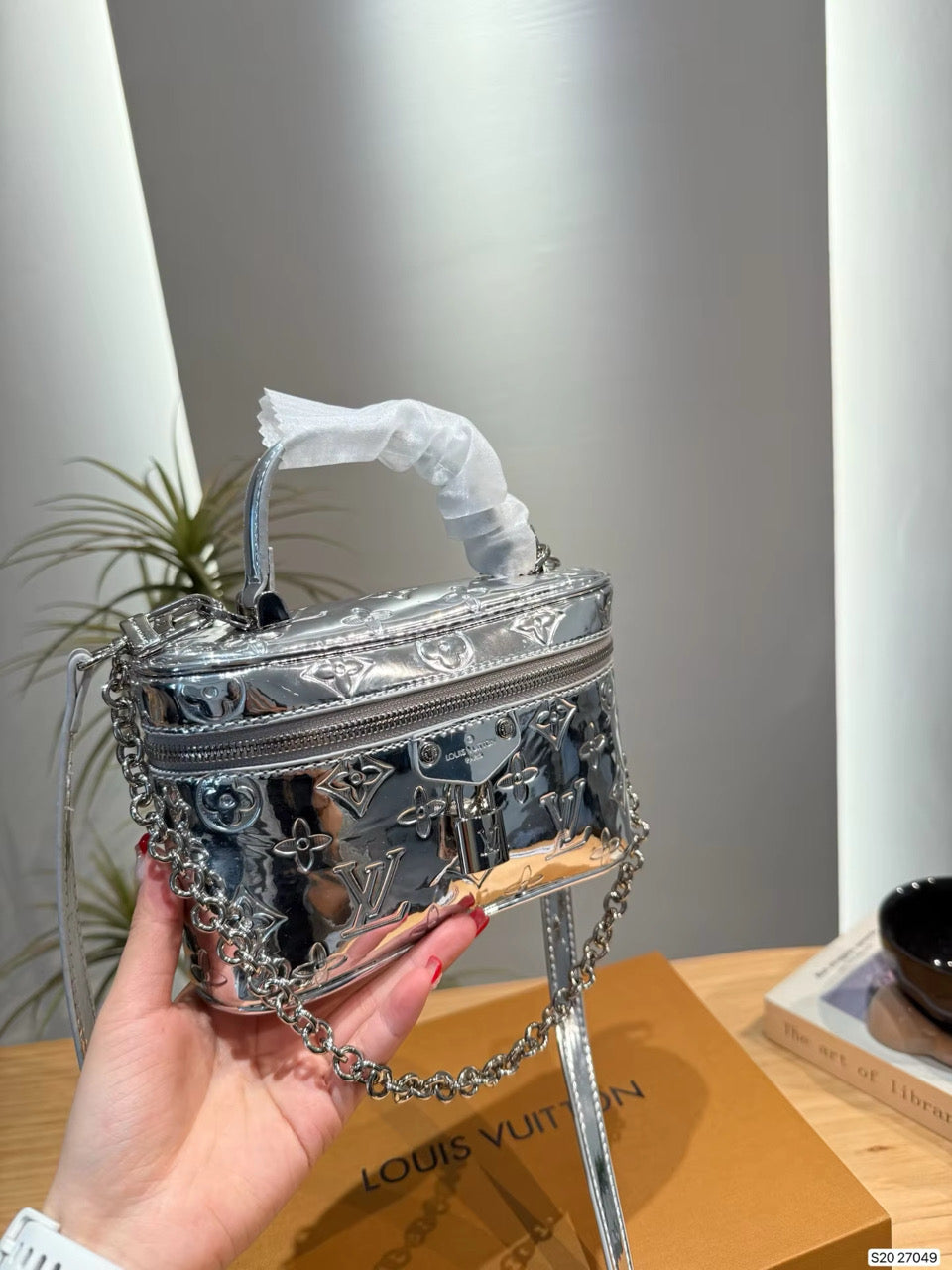 Mini Chrome Silver Top handle