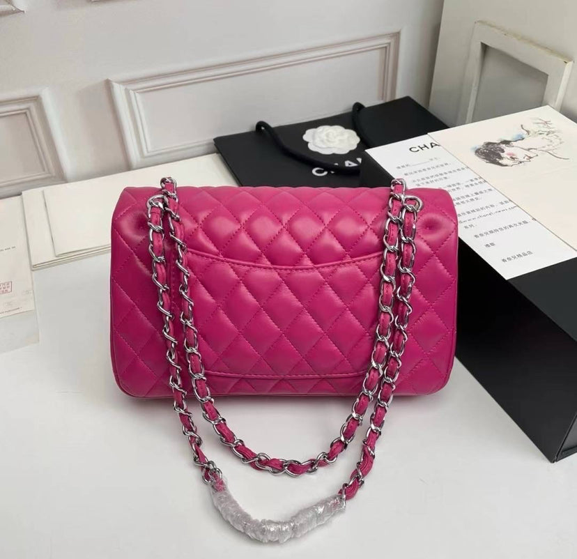 Double flap leather purse