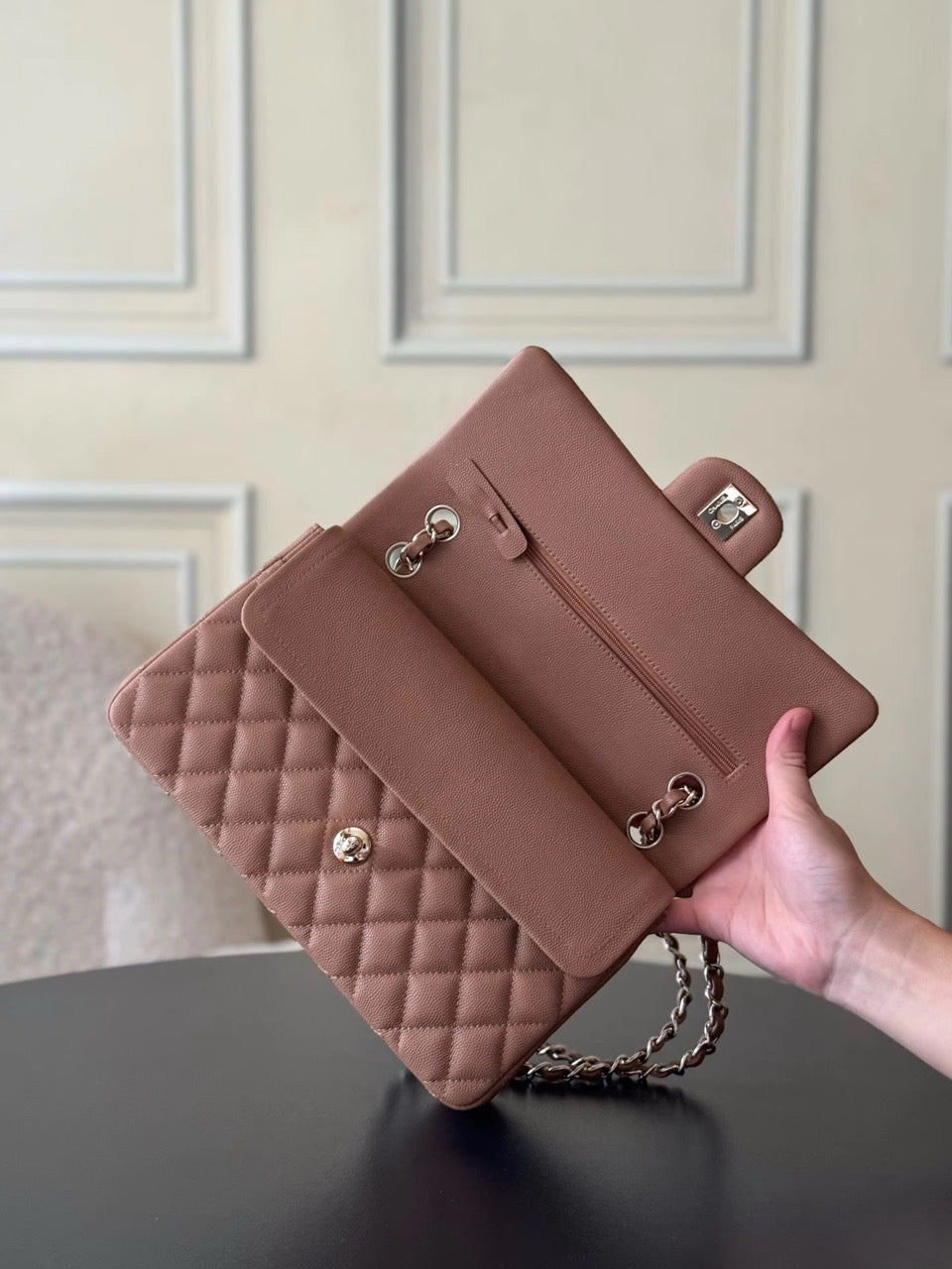 Brown Double Flap