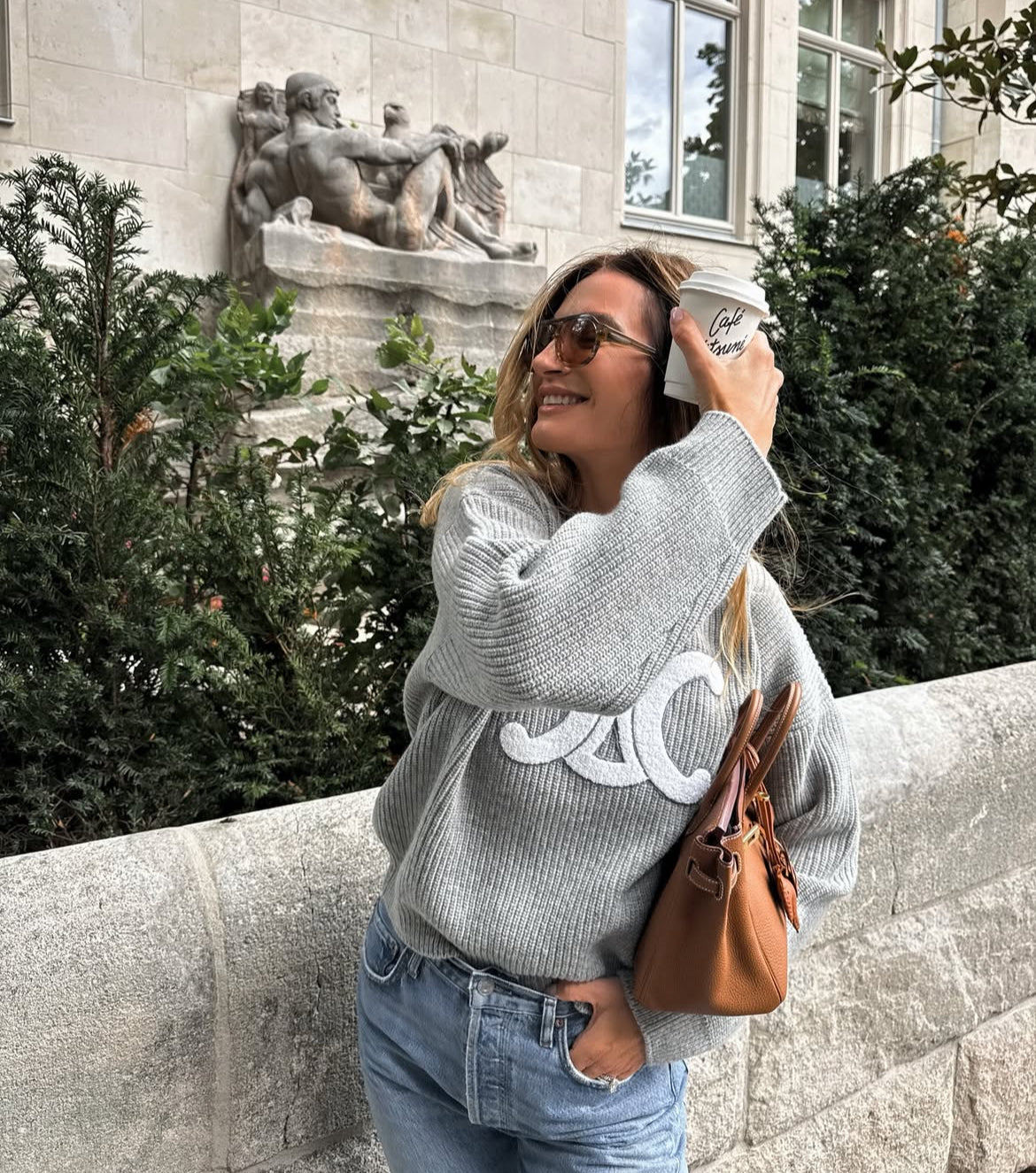 Gray Oversized Sweater