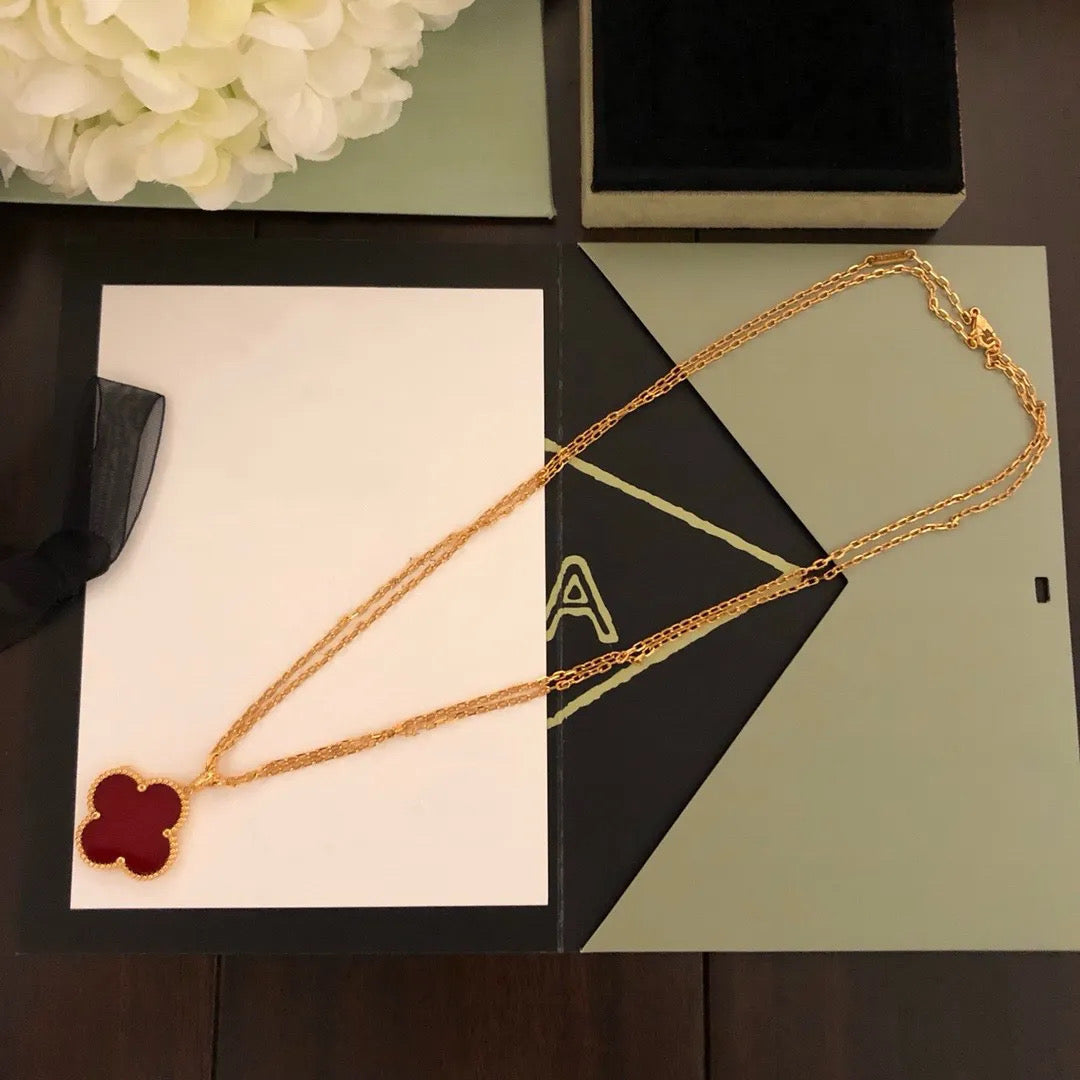 Adjustable gold finish necklace