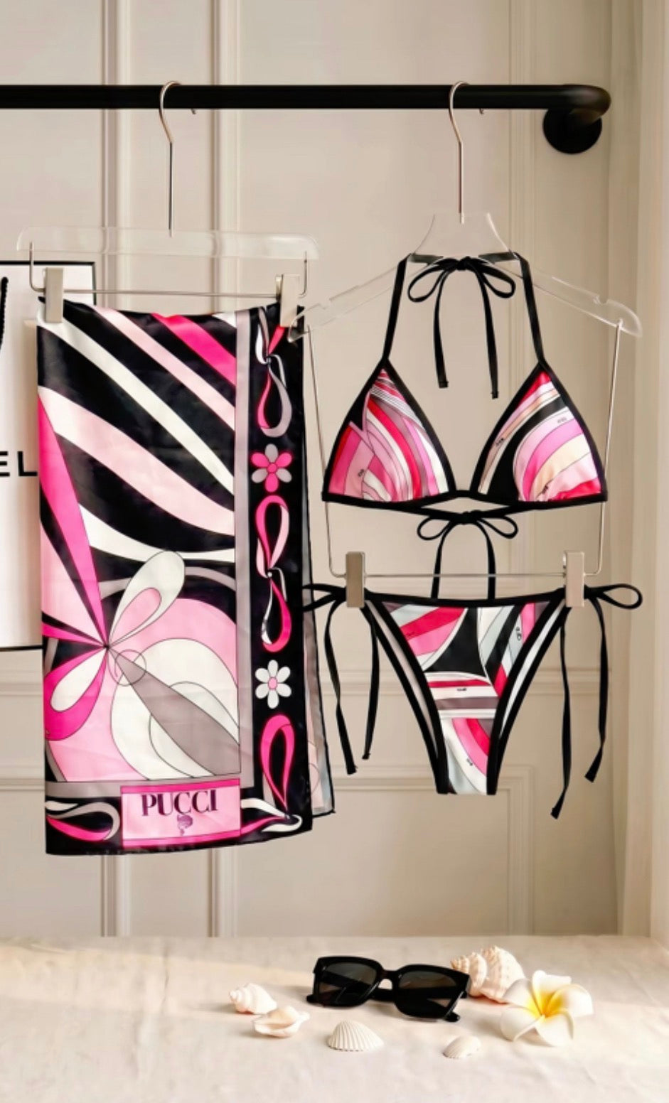 Bikini and Silk cover up