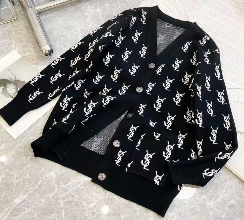 Long Button Up Cardigan