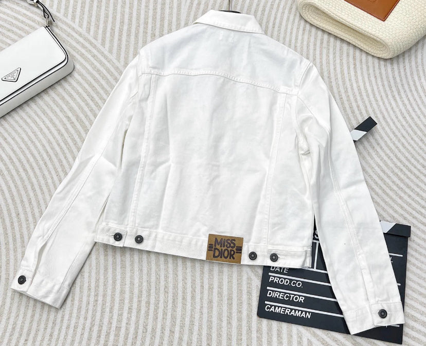 White Denim Jacket (CART DISCOUNT)