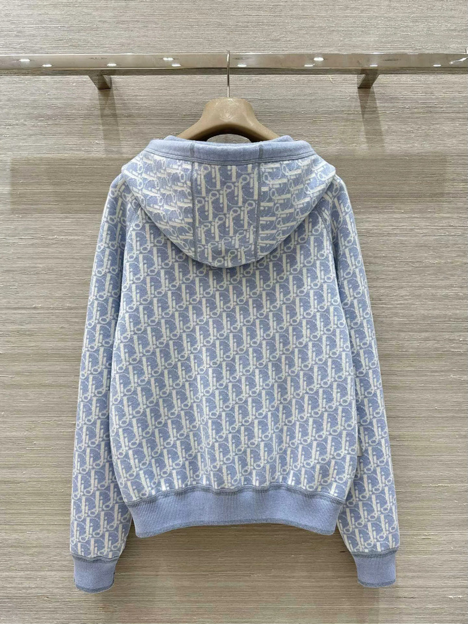 Baby Blue & White Zip Up (CART DISCOUNT)