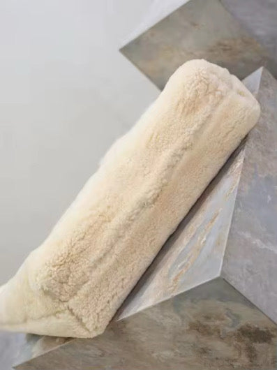 Shearling Tote with wallet