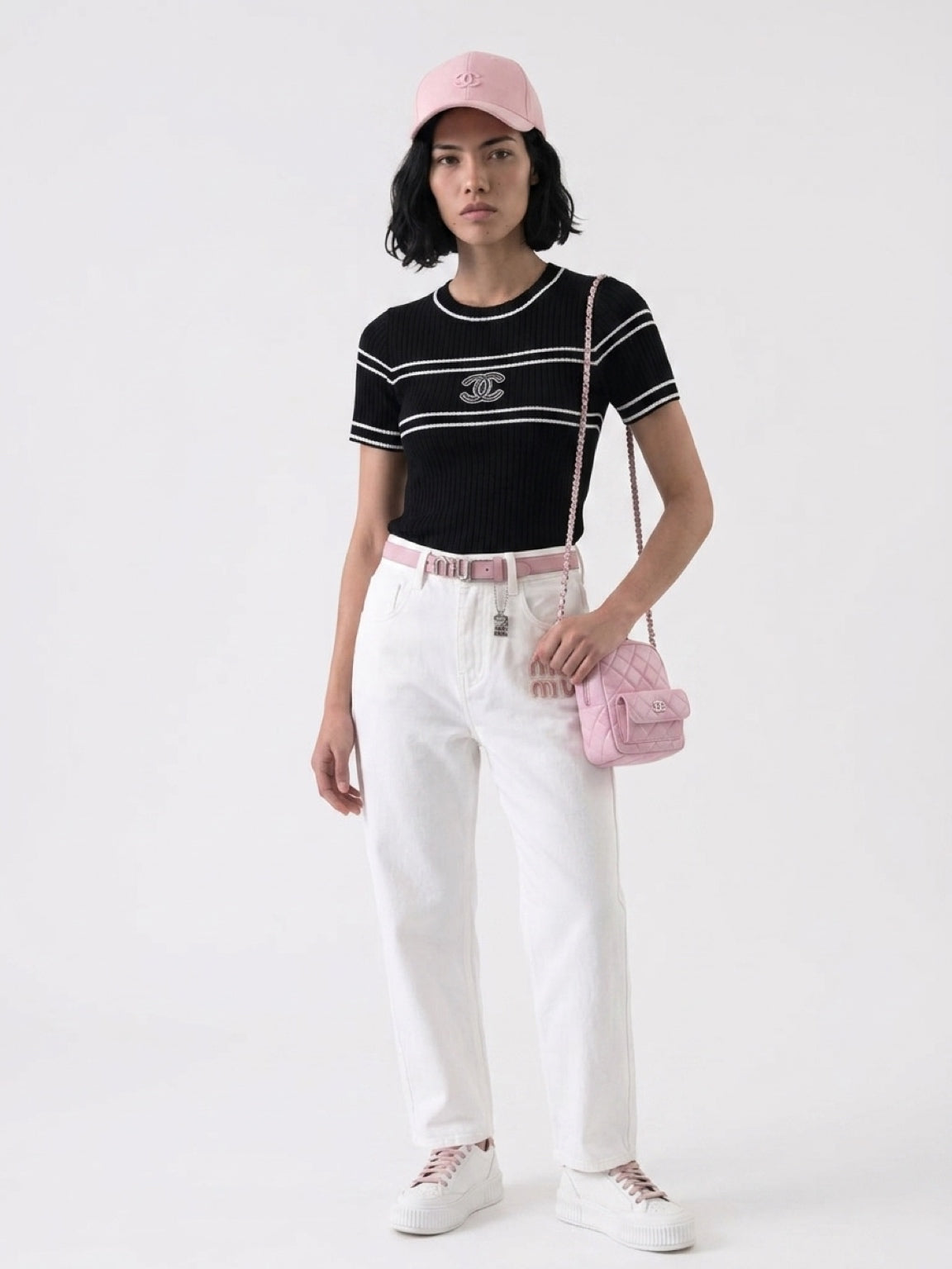 Sewn Circle Neck Top
