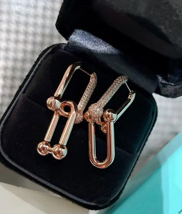 Bedazzled earrings
