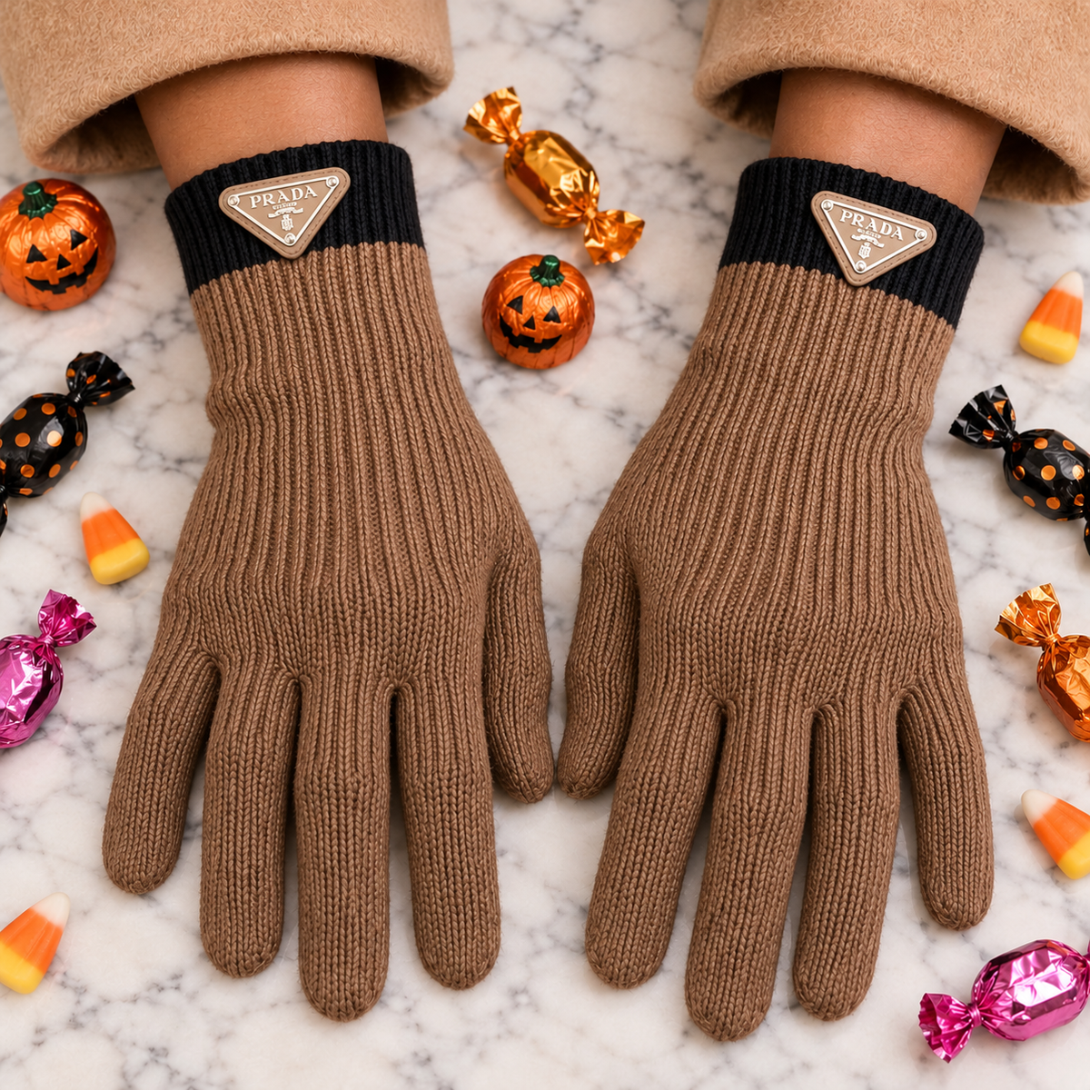 The Aspen Ribbed Knit Gloves