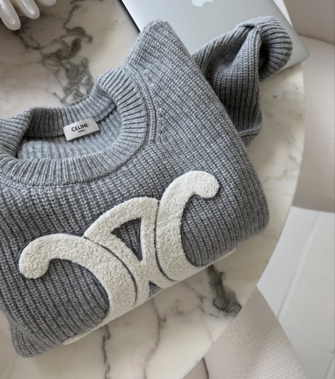 Gray Oversized Sweater