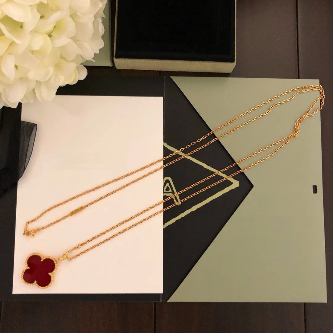 Adjustable gold finish necklace