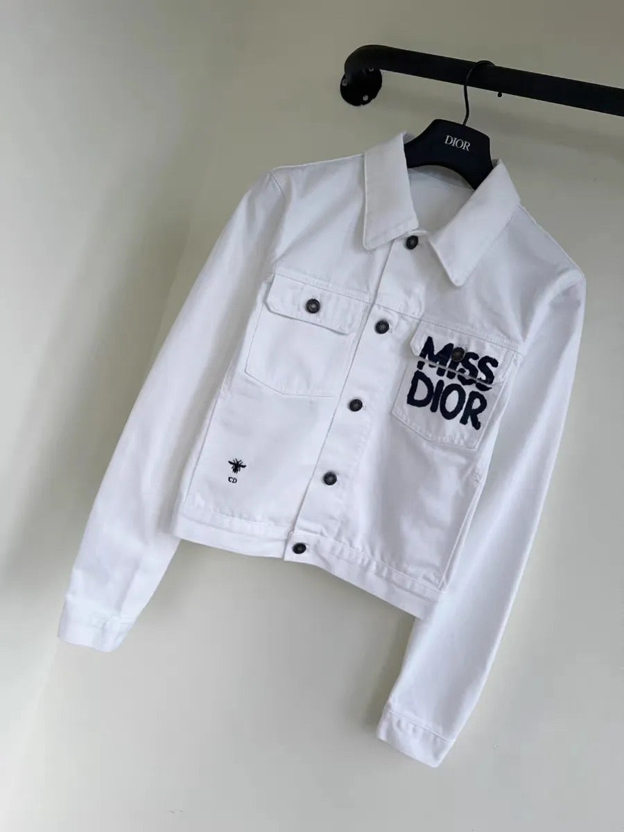 White Denim Jacket (CART DISCOUNT)