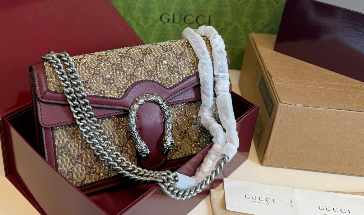 Square Bedazzled Purse