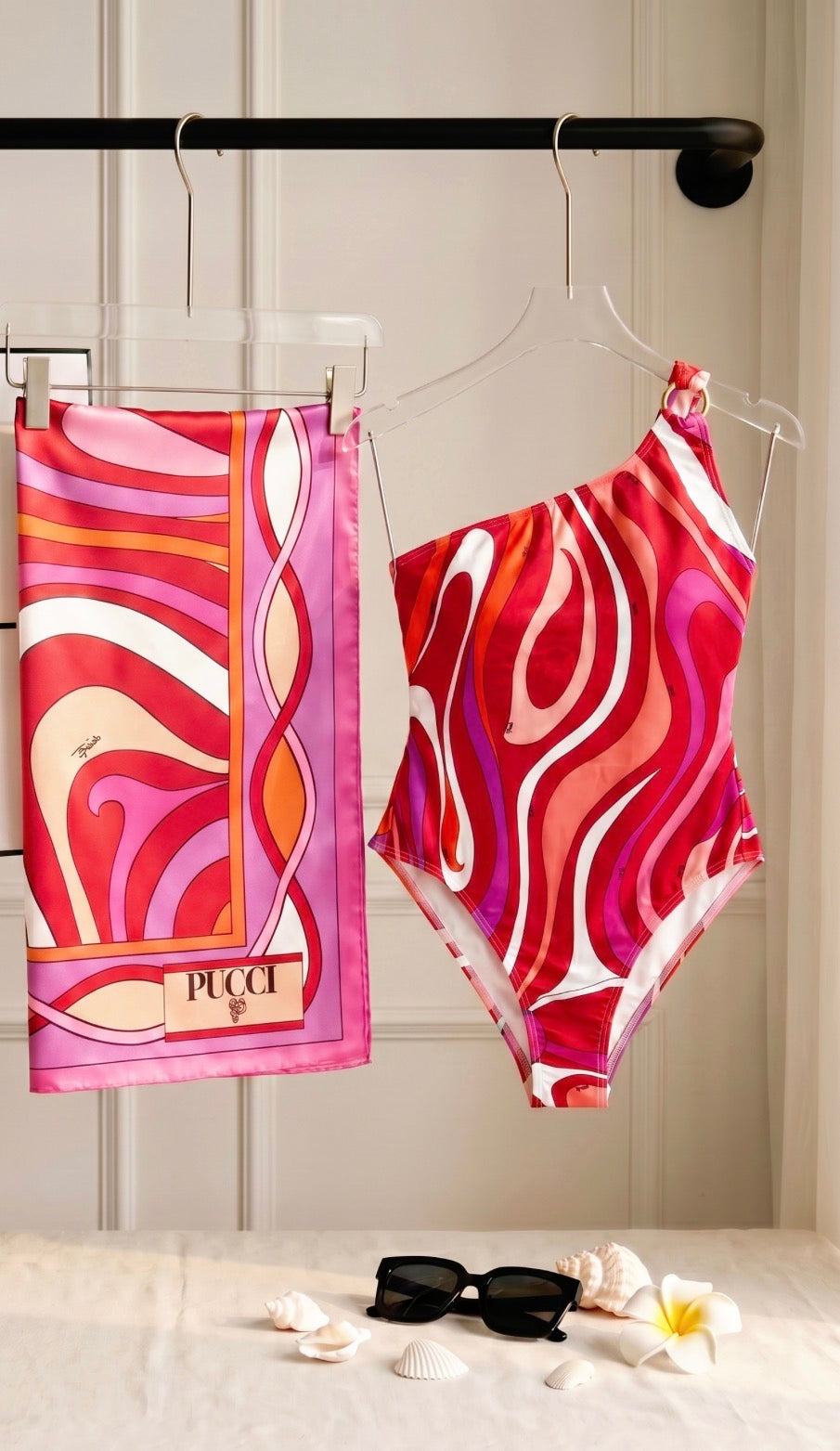One piece with Silk wrap