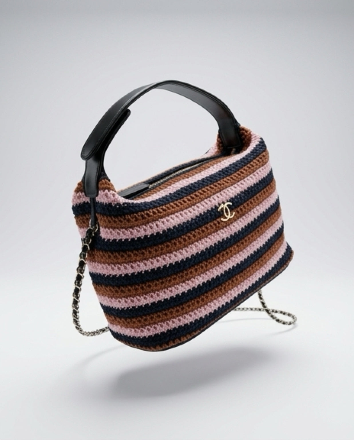 Woven Top Handle Bag